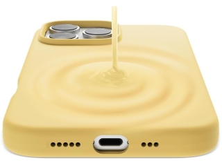 Apple iPhone 16 Pro Liquid Silikon Case Hülle limoncello