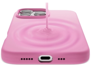 Apple iPhone 16 Pro Liquid Silikon Case Hülle bubblegum