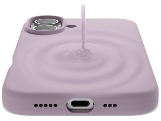 Apple iPhone 16 Plus Liquid Silikon Case Hülle orchid purple