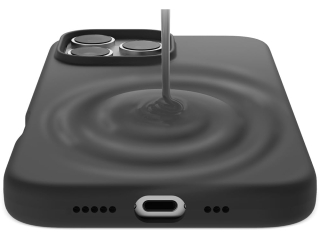 Apple iPhone 16 Pro Max Liquid Silikon Case Hülle jade black