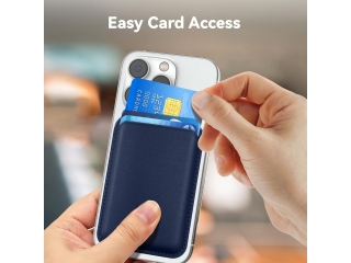 Magnetischer MagSafe Kartenhalter Sleeve navyblau