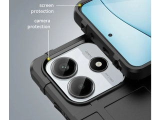Xiaomi Redmi Note 14 5G Rugged Shield Anti-Shock Case schwarz