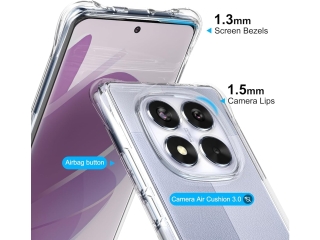 Xiaomi Redmi Note 14 Pro 5G Hülle Clear Case Bumper transparent