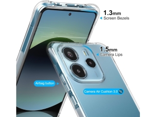 Xiaomi Redmi Note 14 4G Hülle Crystal Clear Case Bumper transparent