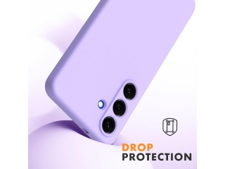 Samsung Galaxy S25 Liquid Silikon Case Hülle purple