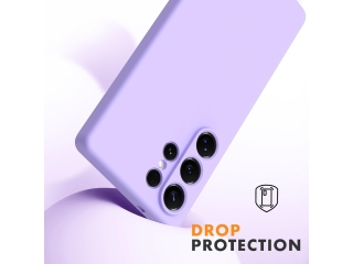 Samsung Galaxy S25 Ultra Liquid Silikon Case Hülle purple
