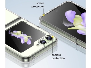 Samsung Galaxy Z Flip5 SuperClear Case Hybrid Hülle transparent