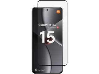 Xiaomi 15 Ultra 100% Vollbild Panzerglas Schutzfolie 2.5D 9H