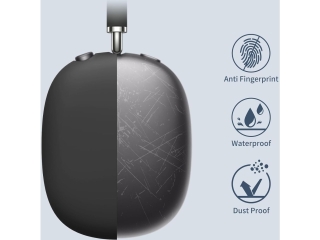 Apple AirPods Max Liquid Silikon Kopfhörer Schutzhülle schwarz