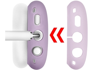 Apple AirPods Max Liquid Silikon Kopfhörer Schutzhülle purple