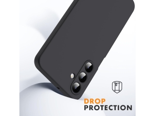 Samsung Galaxy A16 5G Liquid Silikon Case Hülle schwarz