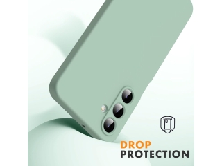 Samsung Galaxy A16 5G Liquid Silikon Case Hülle matcha green