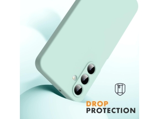 Samsung Galaxy A16 5G Liquid Silikon Case Hülle mint green