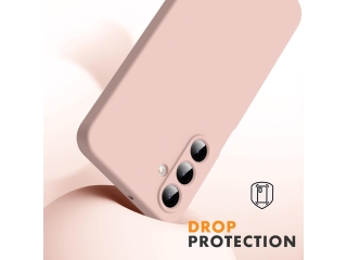 Samsung Galaxy A16 5G Liquid Silikon Case Hülle rosa