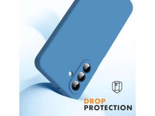 Samsung Galaxy A26 Liquid Silikon Case Hülle azurblau