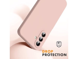 Samsung Galaxy A26 Liquid Silikon Case Hülle rosa