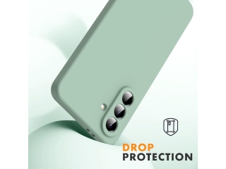 Samsung Galaxy A56 Liquid Silikon Case Hülle matcha green