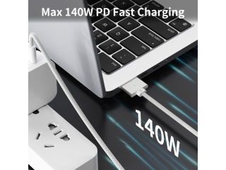 140W USB-C auf MagSafe 3 Ladekabel für MacBook Air, Pro 2 Meter