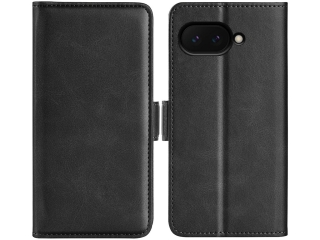 Google Pixel 9a Leder Hülle Karten Ledertasche schwarz