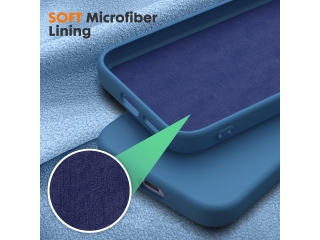 Google Pixel 9a Liquid Silikon Case Hülle azurblau