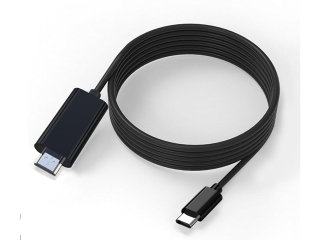 USB-C auf HDMI Monitor TV Kabel 4K Ultra HD 30Hz 2m schwarz