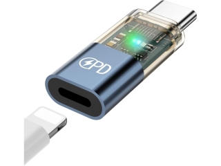 Lightning USB-C Power Delivery PD Charge & Sync Adapter