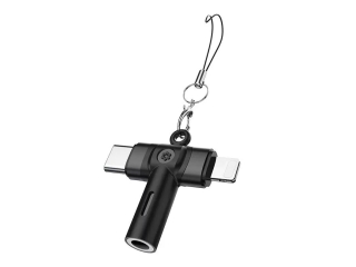USB Type C & Lightning zu 3.5mm Klinke Kopfhörer Audio Adapter