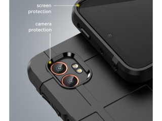 Samsung Galaxy XCover7 Pro Rugged Shield Anti-Shock Case schwarz