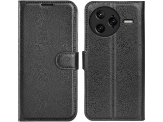 Xiaomi Poco F7 Ultra Lederhülle Portemonnaie Karten Etui schwarz
