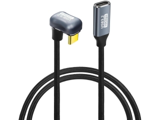 USB C Verlängerungs Kabel 180 Grad Winkel Data & Charge 1 Meter