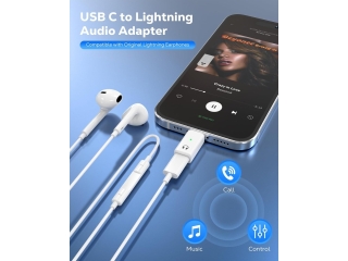 Lightning USB-C Kopfhörer Audioadapter