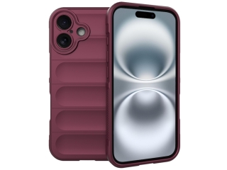 Apple iPhone 16 CloudCase TPU Hülle bordeaux