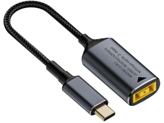 Lenovo IBM Thinkpad Square Slim Tip auf USB-C Ladeadapter 140W