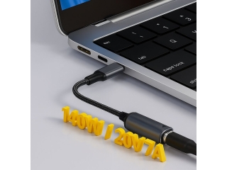 Asus Rundstecker 6.0 x 3.7mm innen 0.6mm auf USB-C Ladeadapter 140W