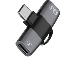 2-in-1 USB-C Audio- und Ladeadapter Splitter