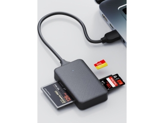 4-in-1 USB-C Cardreader CompactFlash SD MicroSD MS