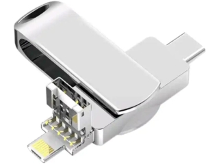 i-FlashDrive 4in1 USB-C Lightning MicroUSB 128GB USB 3.0 OTG Adapter