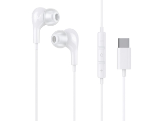 USB-C Voice Call Headset In-Ear Kopfhörer mit Mikrofon & Fernbedienung