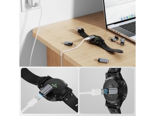 Garmin Smartwatch Ladeadapter für USB-C mit 90-Grad Winkel