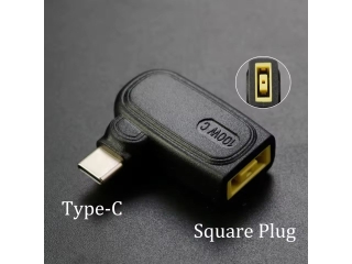 Lenovo Square Slim Tip auf USB-C Ladeadapter L-Form PD 100W