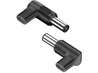 USB-C auf DC 7.4 x 5.0 mm HP Ladeadapter L-Form PD 20V 100W