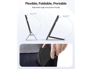 Flat Magnetic Folding Stand iPhone Halterung faltbar schwarz