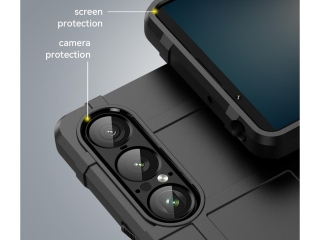 Sony Xperia 1 VII Rugged Shield Anti-Shock Case schwarz