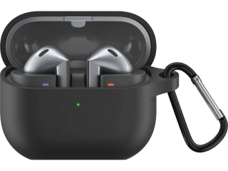 Samsung Galaxy Buds3 Liquid Silikon Case Hülle schwarz