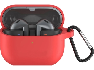 Samsung Galaxy Buds3 Liquid Silikon Case Hülle rot