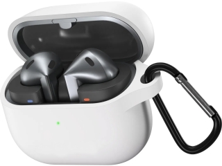 Samsung Galaxy Buds3 Liquid Silikon Case Hülle weiss
