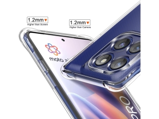Motorola Edge 60 Pro Hülle Crystal Clear Case Bumper transparent