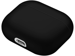 Apple AirPods 4 (2024) Liquid Silikon Case Hülle schwarz