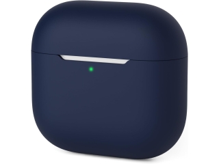 Apple AirPods 4 (2024) Liquid Silikon Case Hülle navyblau