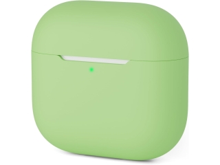 Apple AirPods 4 (2024) Liquid Silikon Case Hülle matcha green